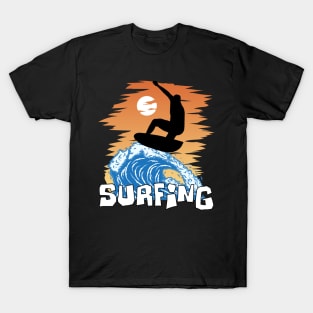 Surfer on a wave T-Shirt